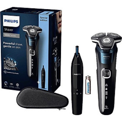  MÁY CẠO RÂU PHILIPS S5889/11 SERIES 5000 KÈM TỈA LÔNG MŨI Hàng chính hãng