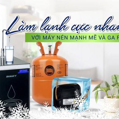 Máy Lọc Nước Nóng Lạnh Sanaky VH-202HY - Hàng Chính Hãng (Chỉ Giao HCM)