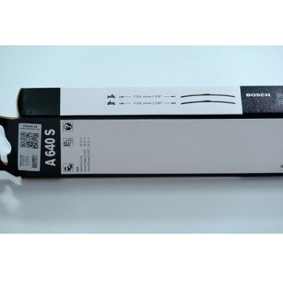 Gạt Mưa Cao Cấp BOSCH AeroTwin Euro Set A640S (Kích thước 29/ 72.5cm + 29/ 72.5cm) Cho xe Ford Focus đời 2013 - sau