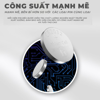 Pin nút Beston CR2032 CR2016 CR2025 CR1632 CR2450 - Vỉ 5 viên Pin 3V dùng cho điều khiển ô tô smarkey cmos