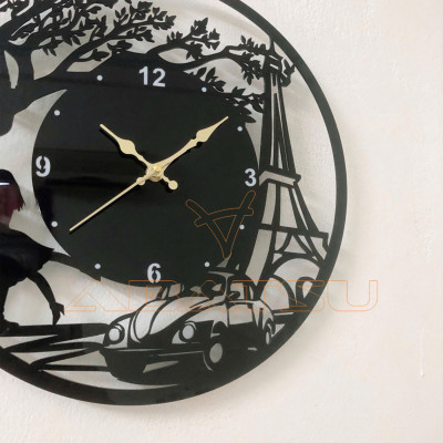 "Biểu Tượng Tình Yêu Paris – Chiếc Đồng Hồ Abatsu Khiến Không Gian Của Bạn Thêm Đẳng Cấp!"