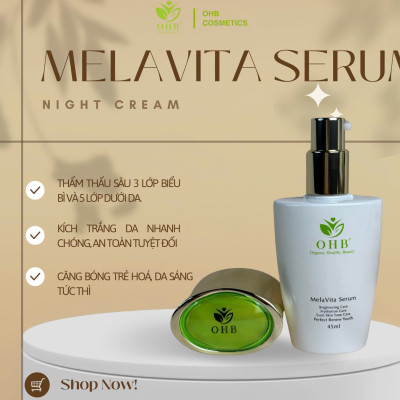 Serum Huyết thanh OHB Melavita (chức năng làm trắng)
