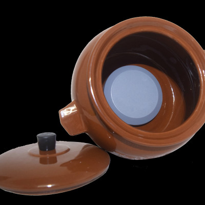 Nồi nấu nhanh NK07 nâu - Hàng chính hãng - Gốm sứ cao cấp  - Điện gia dụng