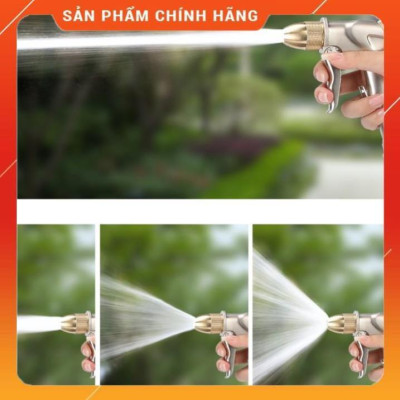 Bộ dây vòi xịt nước ️ , tăng áp 3 lần, loại 3m, 5m 206701-1 đầu đồng,cút,nối nhựa v+ móc khoá 
