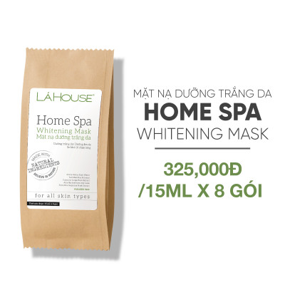 Mặt nạ Lá House Home Spa 15ml*8gói Dưỡng trắng da/ Ngăn ngừa mụn