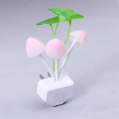 Đèn Ngủ Cảm Ứng Hình Chậu Hoa Và Nấm - Hàng chính hãng