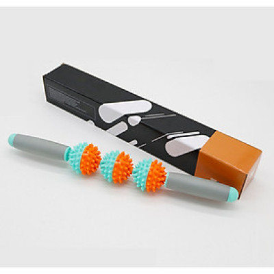 Con lăn Massage Mã M3-3 Có 3 bóng gai Xoay 360 Độ, thanh lăn massage cơ đùi, Vai, Cổ khi tập thể dục Yoga Hiệu Quả Giúp Da Căng Và Săn Chắc