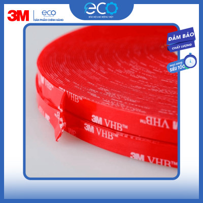 Băng keo cường lực 2 mặt trong suốt 3M 4910 (12mm x dài 4.5m) băng keo siêu dính, siêu cường lực