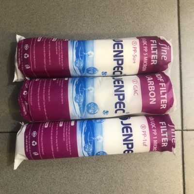 Bộ lõi lọc 1,2,3 Máy JENPEC - Hàng chính hãng - Dùng thay thế cho máy lọc RO