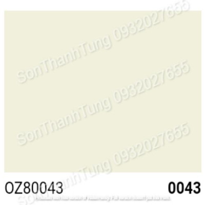 OEXPO ZOCO ANTI-FADE UV FOR EXTERIOR – SƠN NGOẠI THẤT CAO CẤP CHỐNG THẤM & BỀN MÀU VƯỢT TRỘI- OZ 80043