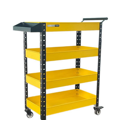 XE ĐẨY DỤNG CỤ XE ĐẨY DỤNG CỤ 4 NGĂN XE ĐẨY DỤNG CỤ XE MÁY XE ĐẨY DỤNG CỤ DÙNG CHO GAGARE Ô TÔ XE ĐẨY ĐỰNG ĐỒ NGHỀ