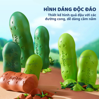 Màu sáp Lụa Hạt Đậu Pease Crayons Mideer, Bút Sáp Màu Hữu Cơ đồ chơi thủ công cho bé sáng tạo 2 3 4 5 6 Tuổi