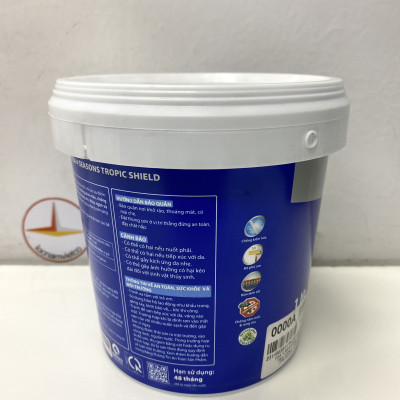 Sơn phào chỉ trong và ngoài nhà Toa 4 Seasons Tropic Shield màu C- 8766 _1L