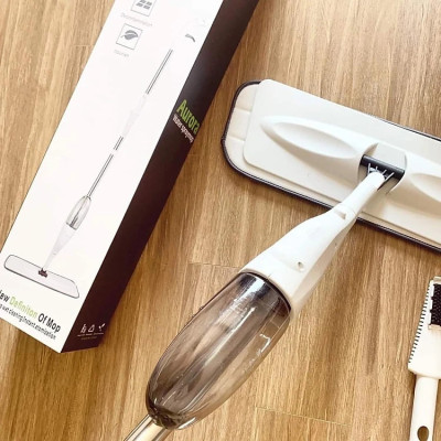 CÂY LAU NHÀ PHUN SƯƠNG HÀN QUỐC LAU SIÊU SẠCH THIẾT KẾ CHỔI THÔNG MINH XOAY 360 ĐỘ LAU SẠCH MỌI NGÓC TRONG NHÀ BẠN - HÀNG LOAI - 1 TỐT