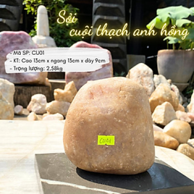  Đá cuội thạch anh NHASAN trấn trạch, điều hòa khí trường (đá thạch anh cuội suối)