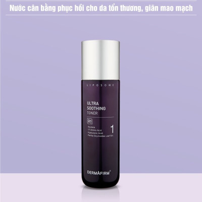Nước cân bằng Labo Dermafirm - Ultra Soothing Toner R4 (200ml) phục hồi cho da giãn mao mạch