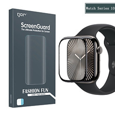 Dán màn hình 3D GOR cho Apple Watch Series 10 Size 42mm / 46mm (Hộp 2 Miếng) - Hàng Chính Hãng