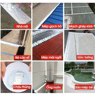 Băng keo chống thấm X2000, cao cấp lớp keo dày siêu dính mọi chất liệu, khổ rộng 10cm dài 5m