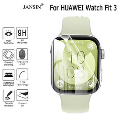 Miếng Dán Mặt Đồng Hồ Hydrogel Film cho đồng hồ Huawei Watch Fit 3_ Hàng chính hãng