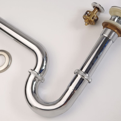 Bộ xả nhấn Lavabo Eurolife EL-XN01 (Trắng bạc)