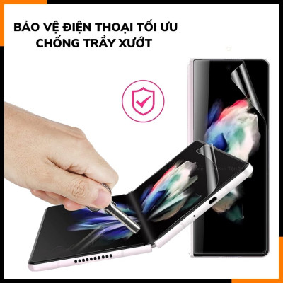 Dán màn hình cho Samsung Galaxy Z Fold 6 / Z Fold 5 / Z Fold 4 / Z Fold 3 / Z  Flip6 / Z Flip 5 / Z Flip 4 / Z Flip 3 dẻo PPF trong suốt - Hàng chính hãng