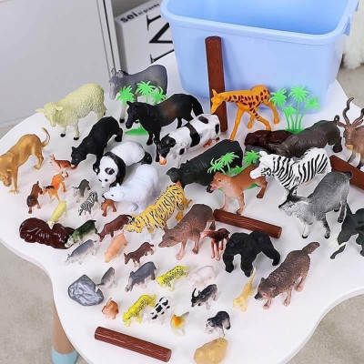 Bộ Thế Giới Động Vật 58 Chi Tiết ( Tặng kèm hộp đựng)