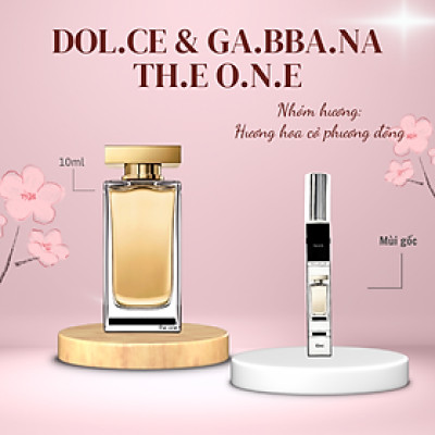 Tinh dầu Nước hoa nữ D&G Th.e O.n.e 10ml dạng xịt, mùi hương sang trọng thanh lịch