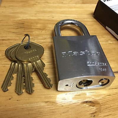 Ổ khóa thép Master Lock 7040 4KEY Thân rộng 40mm 4 chìa đồng dòng ProSeries - MSOFT