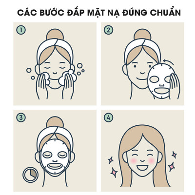 Dụng cụ làm đẹp cho bạn gái -  Set 10 miếng mặt nạ tế bào gốc dưỡng ẩm làm đẹp cho mặt