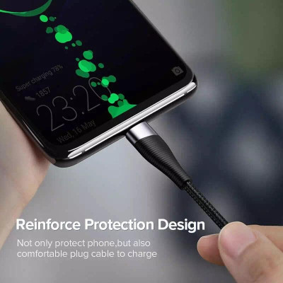 Ugreen UG60204ED022TK 0.5 Màu Xám Cáp USB-A sang Type C sạc nhanh - HÀNG CHÍNH HÃNG