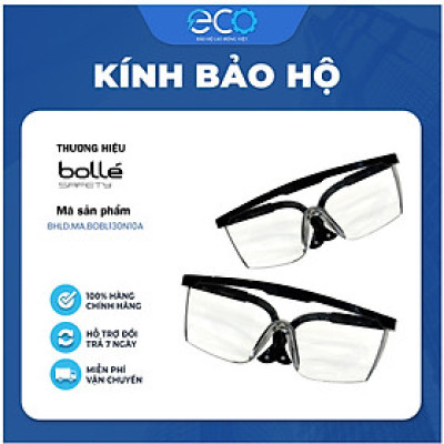 Kính bảo hộ chống hoá chất Bolle BL130N10A dùng chung được với kính cận