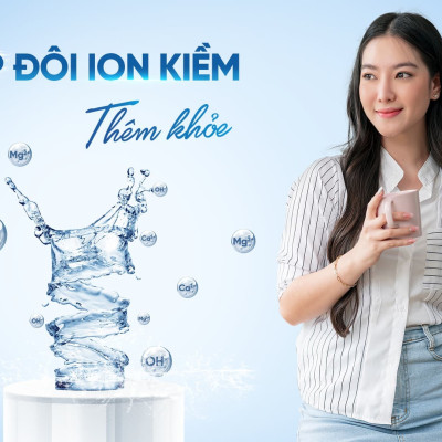 Máy lọc nước nóng nguội 10 lõi lọc Smax Karofi KAH-D10 - Hàng chính hãng