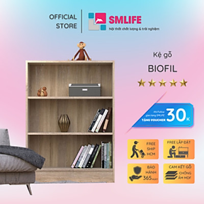 Giá đỡ sách bằng gỗ thiết kế linh hoạt SMLIFE Biofil