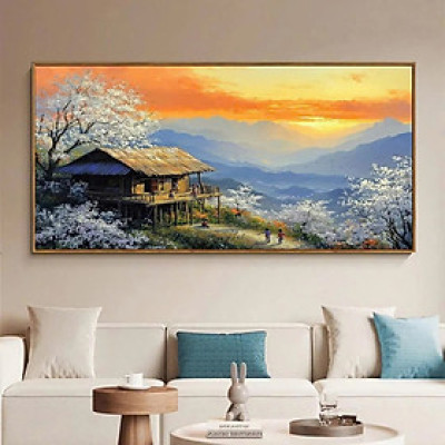 Tranh treo tường phong cảnh nét đẹp hùng vĩ núi rừng tây bắc 