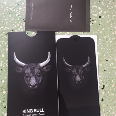 MIẾNG DÁN CƯỜNG LỰC MIPOW KINGBULL PREMIUM FULL HD (2.7D)IPHONE 12 PRO MAX (6.7) - HÀNG CHÍNH HÃNG