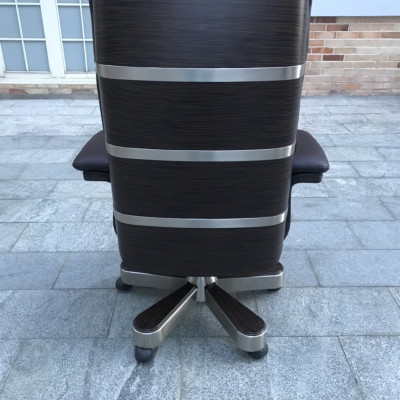 Ghế xoay Chủ tịch cao cấp Ghế da giám đốc CD7123-P Chân hợp kim thép carbon không gỉ dành cho quản lý cấp cao, Chủ tịch, Tổng giám đốc