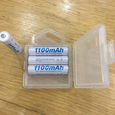 Vỉ 4 Pin sạc AAA (3A) BESTON , Pin đũa sạc dung lượng 1100mAh Tặng kèm hộp đựng pin