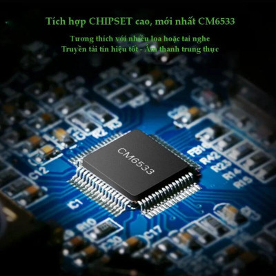 Ugreen UG3052130521TK 1M màu Trắng Bộ chuyển USB 2.0 sang 2 đầu bông sen + Loa + MIC - HÀNG CHÍNH HÃNG