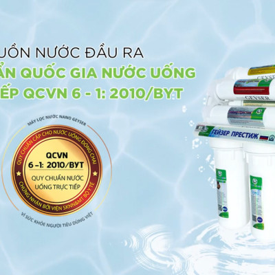 Máy lọc nước Nano Geyser ECO công nghệ lọc Nano - Hàng Chính Hãng