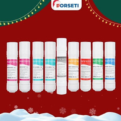 Trọn bộ 9 lõi lọc nước Korihome hàng chính hãng cho máy WPK-915