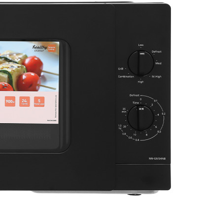 Lò vi sóng có nướng Panasonic NN-GM34NBYUE, Dung tích 24L, Công suất 1000W, Hẹn giờ - Hàng chính hãng - Bảo hành chính hãng 12 tháng, Chất lượng Nhật Bản