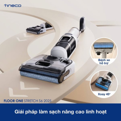 Máy hút bụi Tineco S6 Stretch 2025 Hàng chính hãng