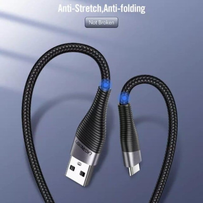 Ugreen UG60204ED022TK 0.5 Màu Xám Cáp USB-A sang Type C sạc nhanh - HÀNG CHÍNH HÃNG