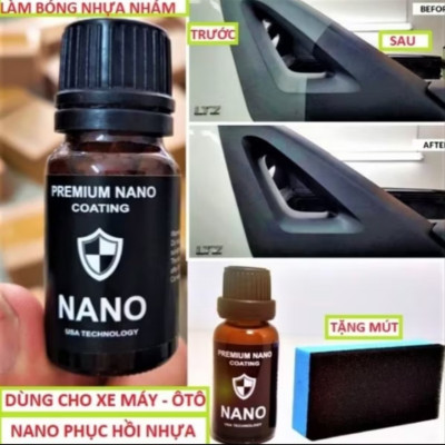 CHAI NANO ĐÁNH BÓNG NHỰA NHÁM NHƯ MỚI HÀNG CHẤT LƯỢNG