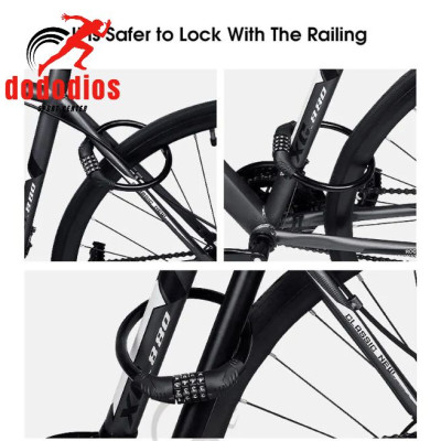 Khóa Xe Đạp Khóa dây cho xe đạp Chống Xe Đạp trộm thay đồ vòng kết hợp khoá xe mô tô khóa xe đạp xe đạp leo núi khóa an ninh Xe Đạp - Khóa Bánh Xe Đạp Đường Trường MTB, Khóa Xe Đạp Xe Tay Ga Xe Máy An Toàn Chống Trộm - Hàng Chính hãng dododios