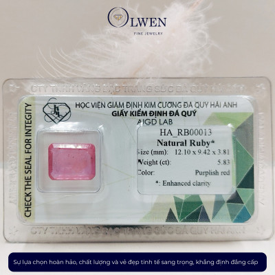 Viên đá Ruby thiên nhiên_HA-RB00013