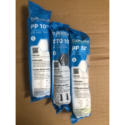 [Combo] Bộ 3 Lõi Lọc Daikiosan - Hàng chính hãng - Lọc thô bảo vệ màng RO