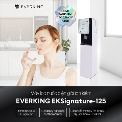 Máy Lọc Nước Điện Giải iON Kiềm EVERKING EKSignature-125 - Hàng Chính Hãng