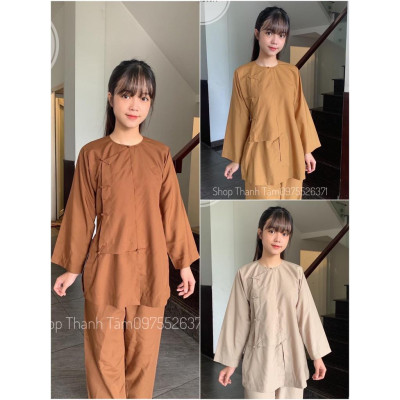 Đồ Lam Đi Chùa Mẫu Vạt Hò