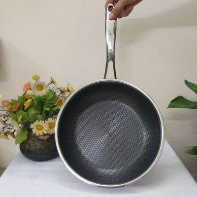 Chảo Chống Dính Blackcube 3 Lớp Đáy Liền Fivestar (16cm/28cm)